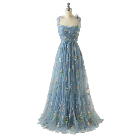 Women Evening Gowns//Temperament Mesh Elegant Dresses