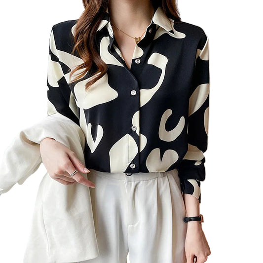 Korean Style Fashion Casual Blouse Shirt for Women Tops