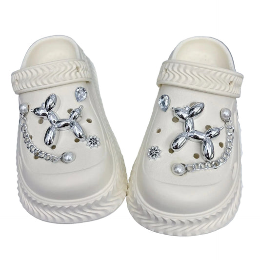 Crocs//Balloon Dog//Shoe Ornament Chain//Shoe Buckle//Buckle Shoe Flower