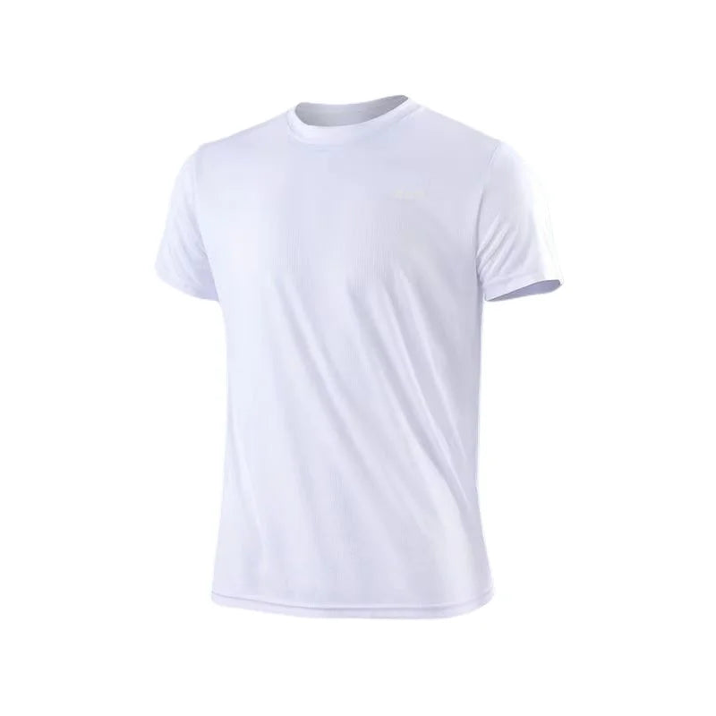 Men's Quick Dry Gym Running Round Neck T-Shirt//Training Exercise//Gym Sport Shirt//Lightweight