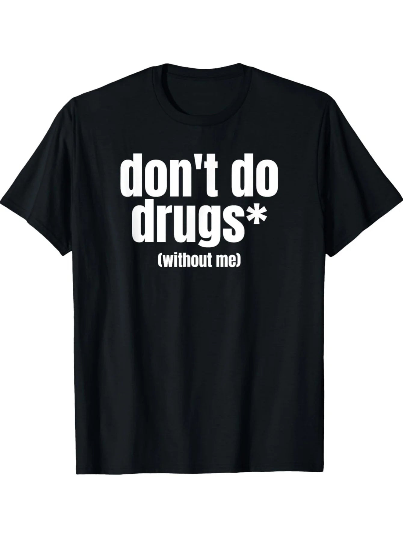 Men's t-shirts//Football Y2k Summer 100% cotton//Dont Do Drugs Without Me//Short sleeve tee//Streetwear 90s vintage cloth