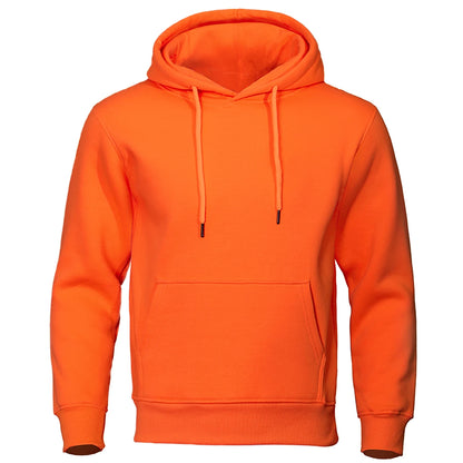 Men Hoodies//Fleece Warm//Sweatshirt Fashion//Streetwear Casual