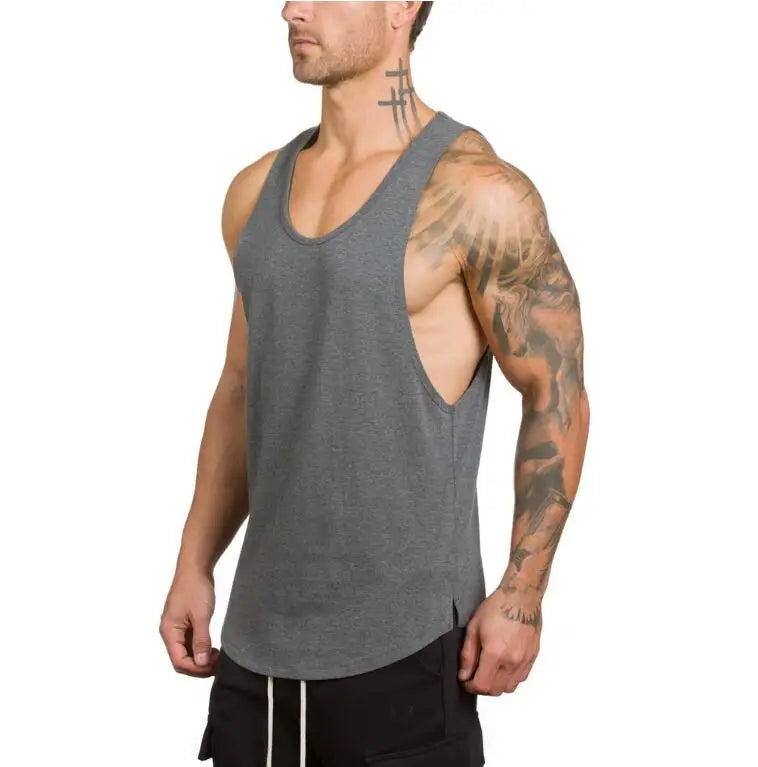 Gym Clothing Men Bodybuilding Vest Fitness//Stringer Tank Top//Sportswear Undershirt