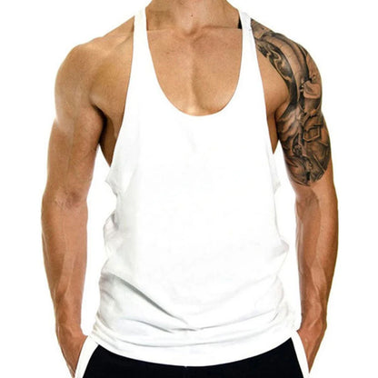 Men's Fitness Clothing Gym T-shirts//Men Sleeveless Sweatshirt//Stringer Vests Bodybuilding Shirt