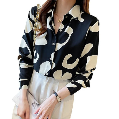 Korean Style Fashion Casual Blouse Shirt for Women Tops