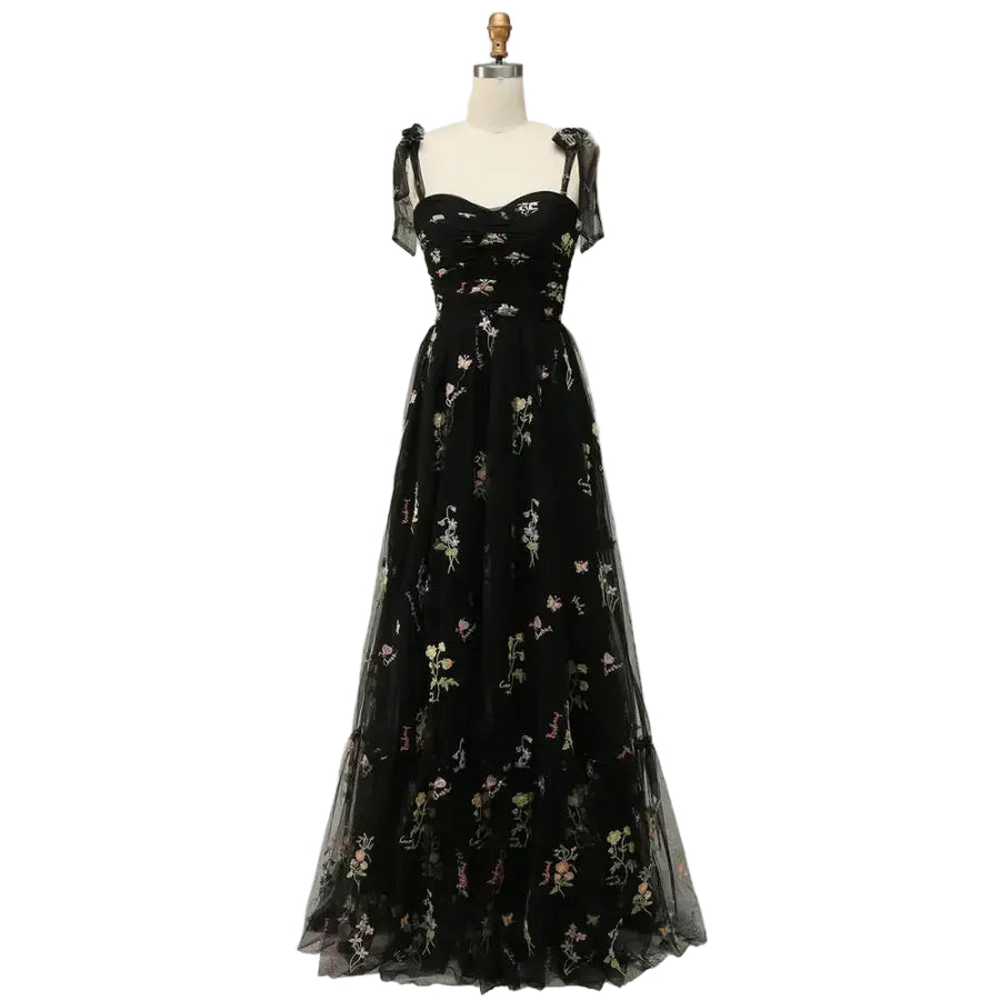 Women Evening Gowns//Temperament Mesh Elegant Dresses