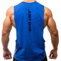 Gym Clothing Men Sides Cut Off T-shirts//Workout Fitness Sleeveless Vest//Outdoor Jogging Undershirt