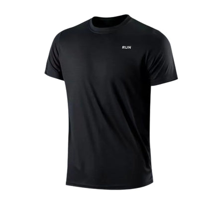 Men's Quick Dry Gym Running Round Neck T-Shirt//Training Exercise//Gym Sport Shirt//Lightweight