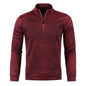 Autumn Men's Half Zipper Sweatshirts//Long Sleeve Pullover//Turtleneck Streetwear