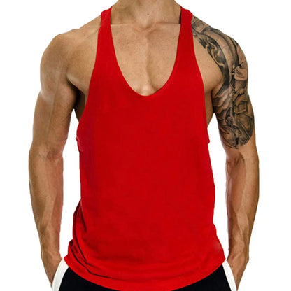 Men's Fitness Clothing Gym T-shirts//Men Sleeveless Sweatshirt//Stringer Vests Bodybuilding Shirt
