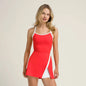 Sportswear Woman Gym Tennis Dress with Shorts Golf Wear
