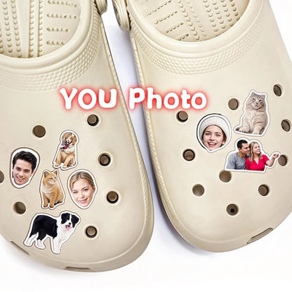 Custom Crocs//personalized custom picture design//suitable for daily use and as a lovely gift