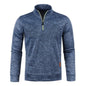Autumn Men's Half Zipper Sweatshirts//Long Sleeve Pullover//Turtleneck Streetwear