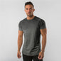 Mens T Shirt Short Sleeve//Cotton Plain Tees//Bodybuilding Tshirt