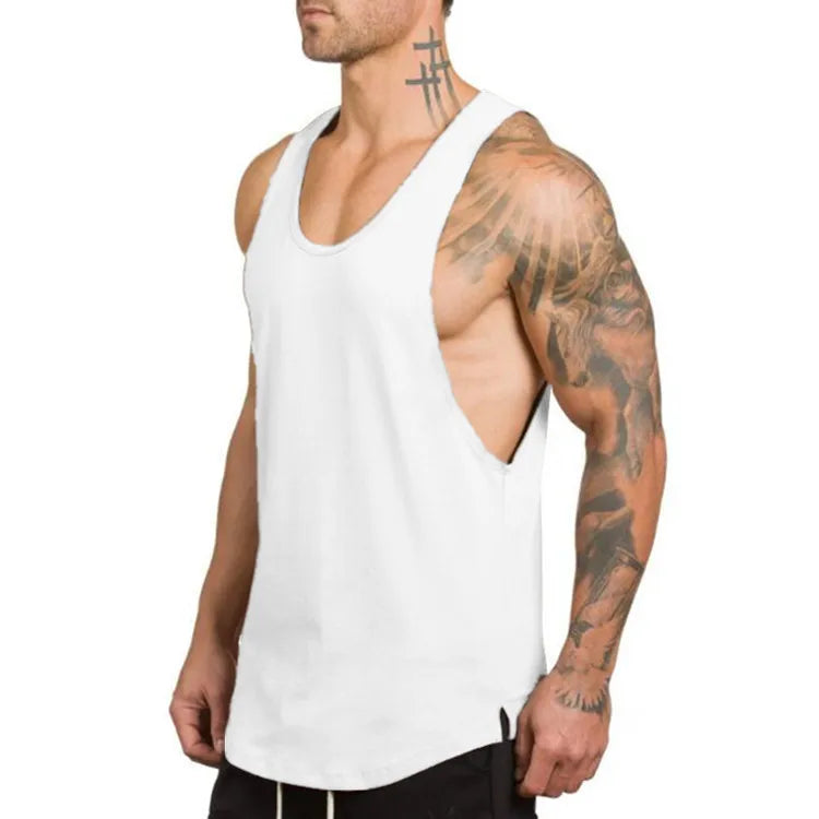 Gym Clothing Men Bodybuilding Vest Fitness//Stringer Tank Top//Sportswear Undershirt