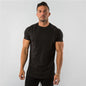 Mens T Shirt Short Sleeve//Cotton Plain Tees//Bodybuilding Tshirt