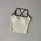Sports and Fitness Vest with Chest Pad//Beauty Back Nude Feeling Suit//Pilates Training//Top Yoga Clothing