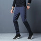 Men's Casual Pants//Straight Slim Fit Elastic Waist Jogger//Korean Classic Trousers
